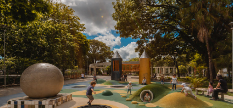Imagem da proposta da Equipe Primeiro Traço Arquitetura para Bairro Santa Tereza