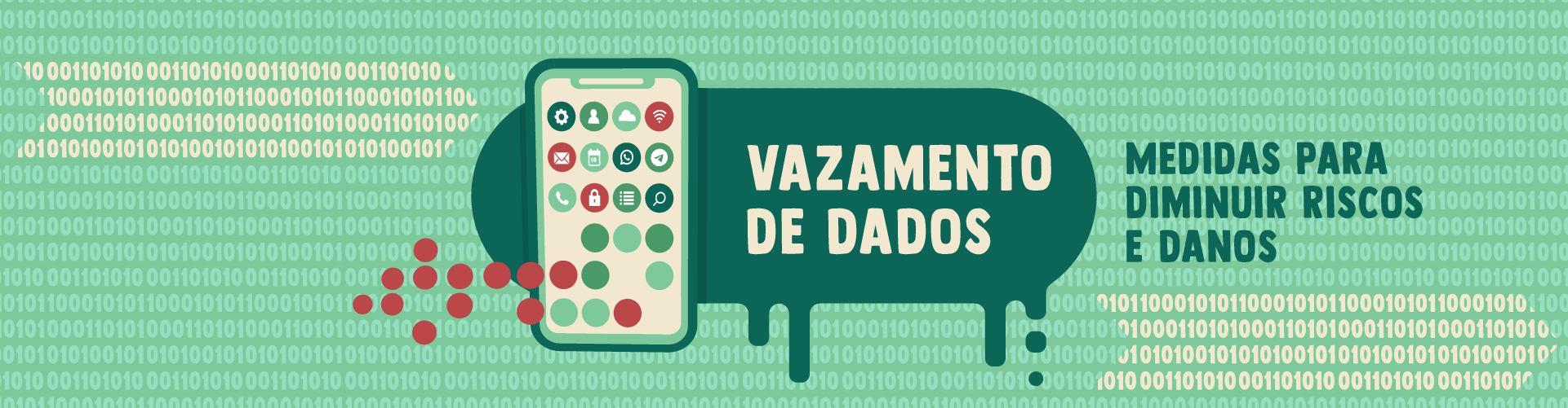 Vinheta Vazamento massivo de dados