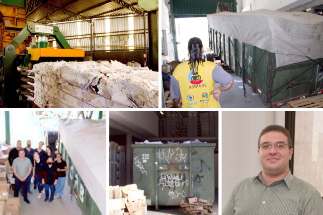 Cerca de 13 toneladas de papel descartado é doado à Asmare | Portal